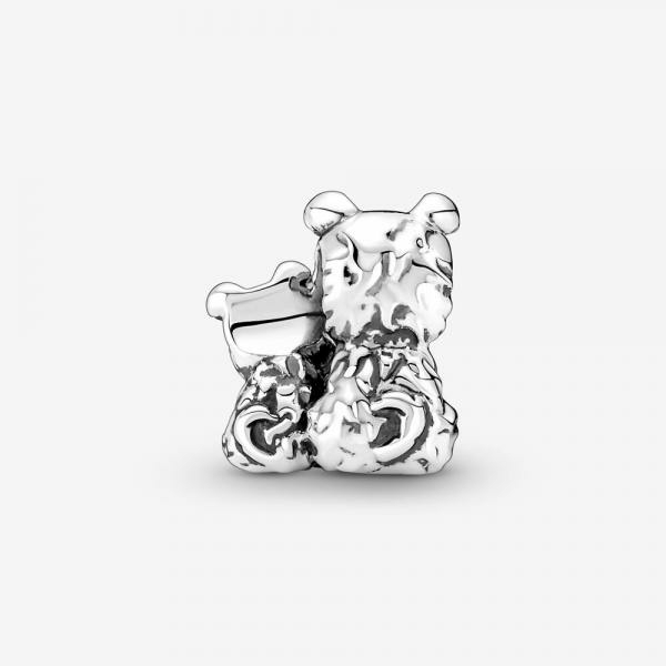 Pandora ékszer Kutya mama és kölyke ezüst charm 790791C01
