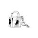 Pandora ékszer Lakat és szív kulcs ezüst charm 790095C01