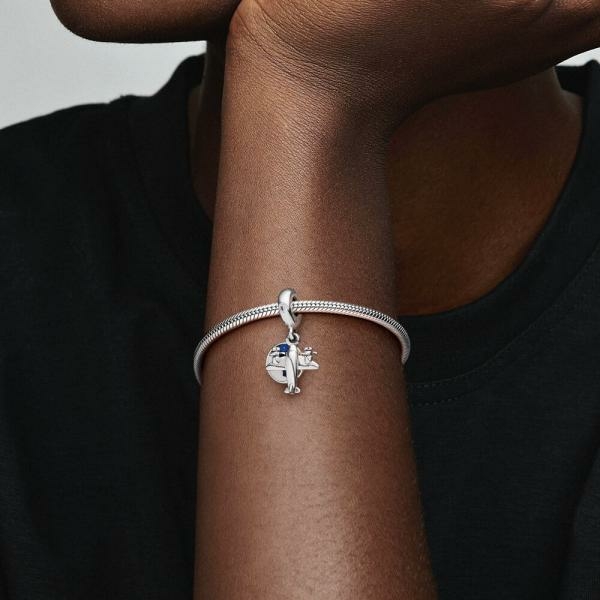 Pandora ékszer Légcsavaros repülő ezüst charm 798027CZ