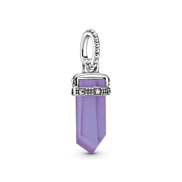 Pandora ékszer Lila kristály amulett 399185C01