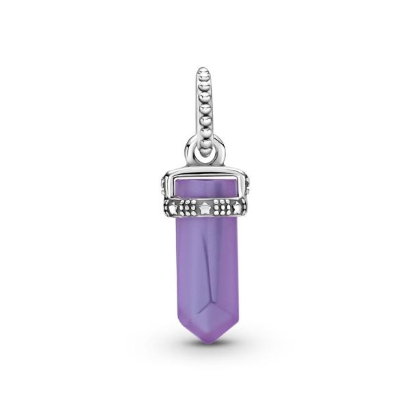 Pandora ékszer Lila kristály amulett 399185C01