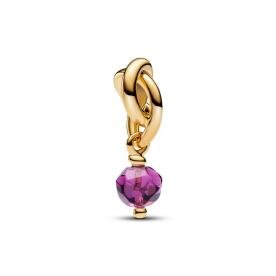 Pandora ékszer Lila örökkévalóság kör shine charm 763462C02