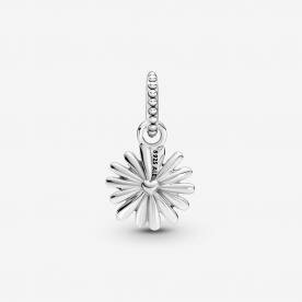 Pandora ékszer Lila virág függő ezüst charm 798771C01