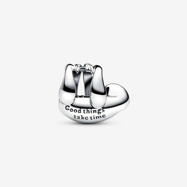 Pandora ékszer Lógó lajhár ezüst charm 793331C01