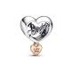 Pandora ékszer Love you doughter bicolor charm 782327C00