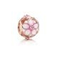 Pandora ékszer Magnólia virág rozé charm 782087NBP