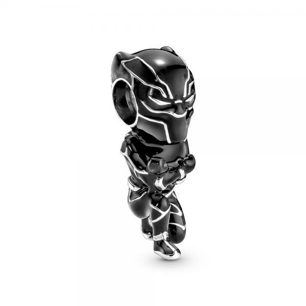 Pandora ékszer Marvel A bosszúállók Fekete párduc ezüst charm 790783C01