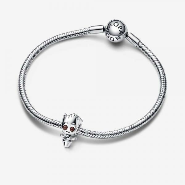 Pandora ékszer Marvel A galaxis őrzői Baby Groot ezüst charm 792554C01