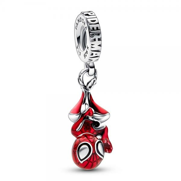 Pandora ékszer Marvel függő Pókember ezüst charm 792323C01