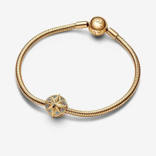 Pandora ékszer Marvel kapitány jelképe shine charm 762744C01