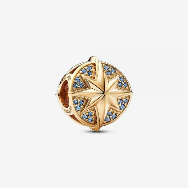 Pandora ékszer Marvel kapitány jelképe shine charm 762744C01