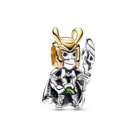 Pandora ékszer Marvel Loki ezüst charm 762764C01