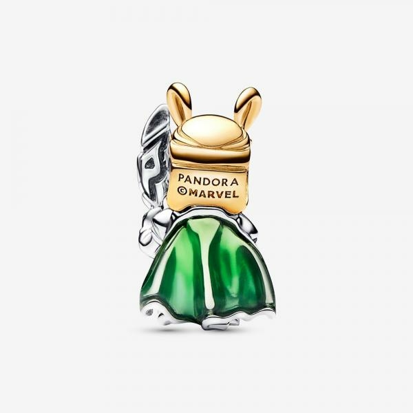 Pandora ékszer Marvel Loki ezüst charm 762764C01