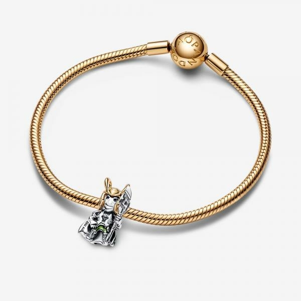 Pandora ékszer Marvel Loki ezüst charm 762764C01