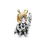 Pandora ékszer Marvel Loki ezüst charm 762764C01