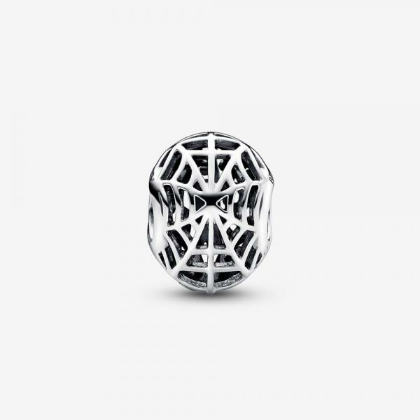 Pandora ékszer Marvel Pókember maszk ezüst charm 792351C01