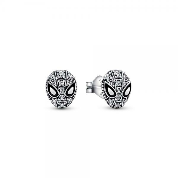 Pandora ékszer Marvel Pókember maszk ezüst fülbevaló 292354C01