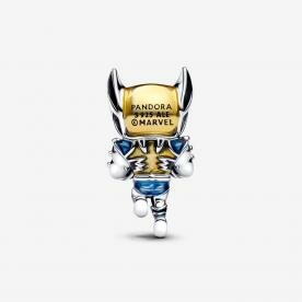 Pandora ékszer Marvel Rozsomák ezüst charm 793359C01