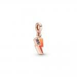 Pandora ékszer ME  rozé villám mini függő charm 781909C01