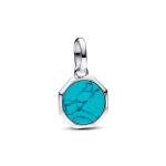 Pandora ékszer ME ezüst függő charm szintetikus türkizzel 793388C01