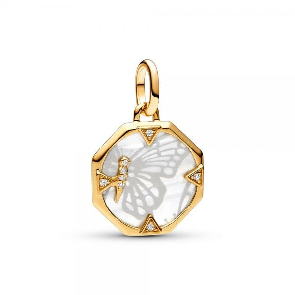 Pandora ékszer ME gyöngyházfényű shine pillagós medál 763366C01