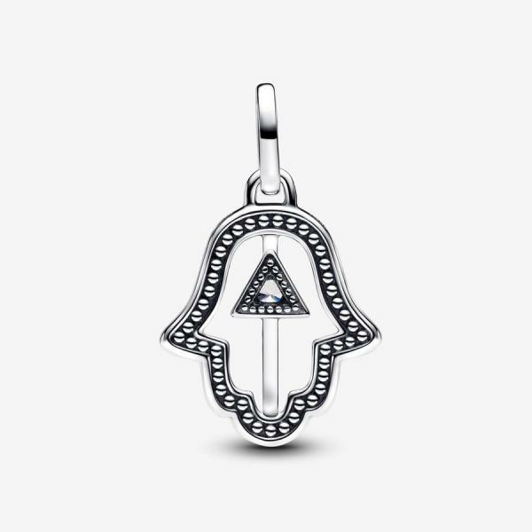 Pandora ékszer ME Hamza keze ezüst függő charm 793411C01