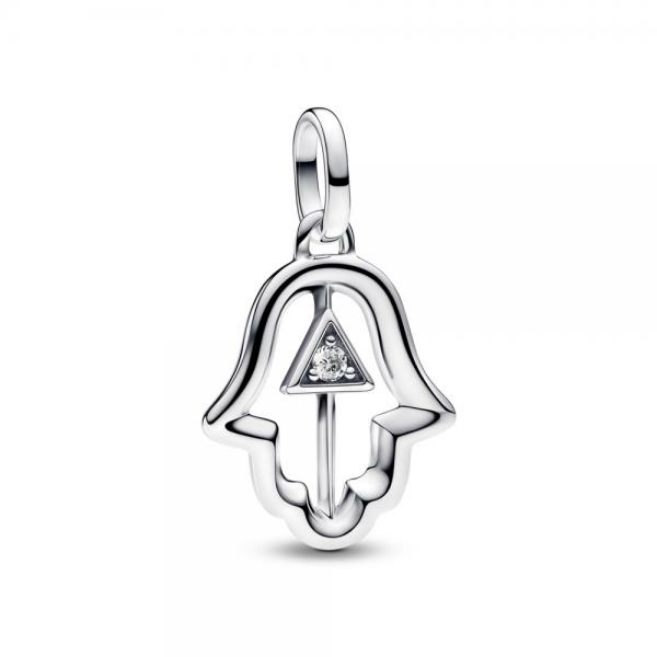 Pandora ékszer ME Hamza keze ezüst függő charm 793411C01