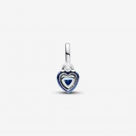 Pandora ékszer ME kék chakra szív ezüst mini függő charm 793042C02