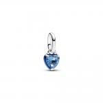 Pandora ékszer ME kék chakra szív ezüst mini függő charm 793042C02