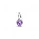 Pandora ékszer ME lila chakra szív ezüst mini függő charm 793042C04