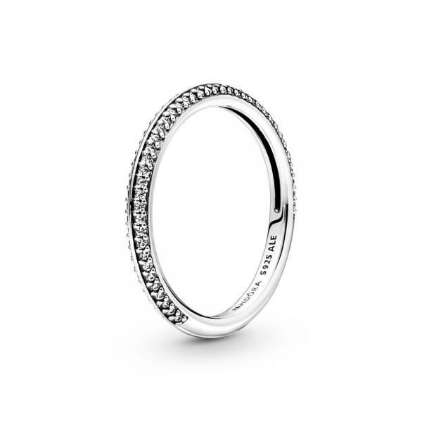 Pandora ékszer ME pávé ezüst gyűrű 