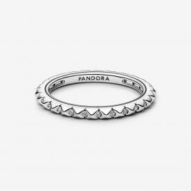 Pandora ékszer ME piramisok ezüst gyűrű cirkóniával 