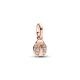 Pandora ékszer ME rozé katicabogár mini függő charm 783043C01