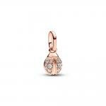 Pandora ékszer ME rozé katicabogár mini függő charm 783043C01