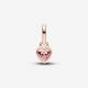 Pandora ékszer ME rózsaszín chakra szív rozé mini függő charm 783042C01