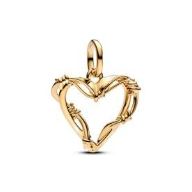 Pandora ékszer ME shine drót szív függő charm 762526C00