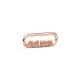 Pandora ékszer ME styling Believe rozé feliratos láncszem 789667C00