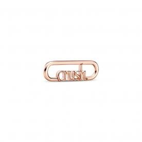 Pandora ékszer ME styling Crush rozé feliratos láncszem 780080C00