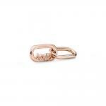 Pandora ékszer ME styling Love rozé feliratos dupla láncszem 789686C00
