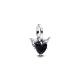 Pandora ékszer ME szárnyas fekete szív mini függő charm 793626C01