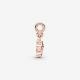 Pandora ékszer ME szerencsehozó kupak rozé mini függő charm 789661C01