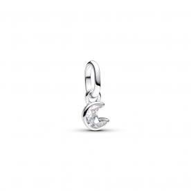 Pandora ékszer ME szikrázó hold ezüst mini függő charm 793364C01