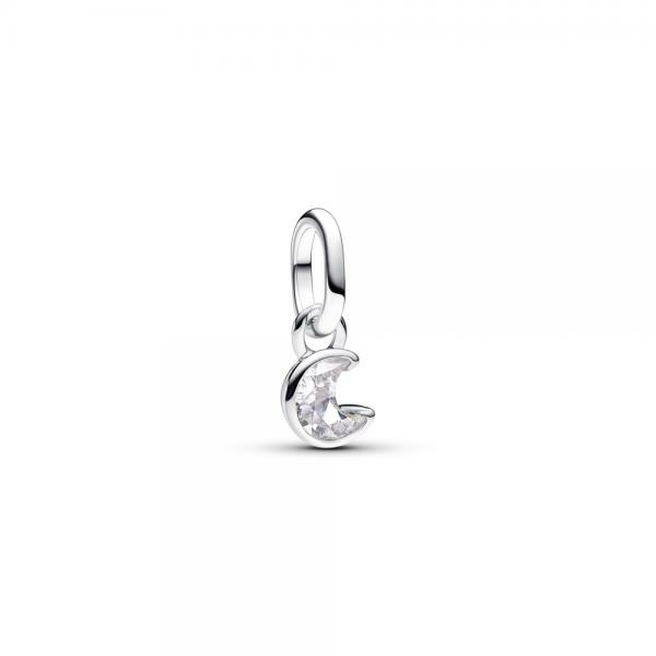 Pandora ékszer ME szikrázó hold ezüst mini függő charm 793364C01