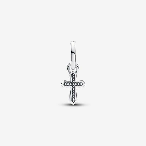 Pandora ékszer ME szikrázó kereszt ezüst mini függő charm 793044C01