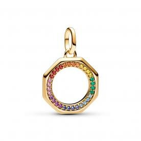 Pandora ékszer ME szivárvány színű köves shine charm 763368C01