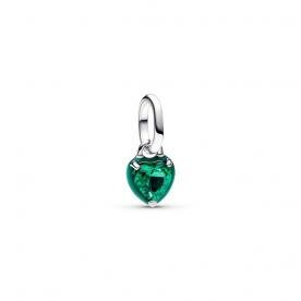 Pandora ékszer ME zöld chakra szív ezüst mini függő charm 793042C03