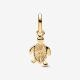 Pandora ékszer ME zöld teknős mini shine függő charm 763823C01