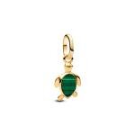 Pandora ékszer ME zöld teknős mini shine függő charm 763823C01