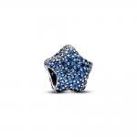 Pandora ékszer Merész kék pávé csillag ezüst charm 793026C01