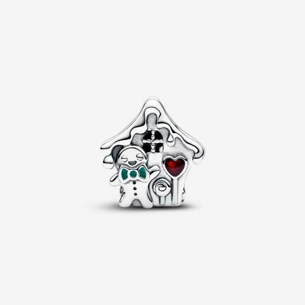 Pandora ékszer Mézeskalácsház ezüst charm 792823C01
